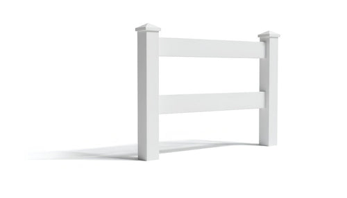 3' Tall x 3' Wide Single Swing Vinyl Gate For Vinyl Fences (AFC-302) - White