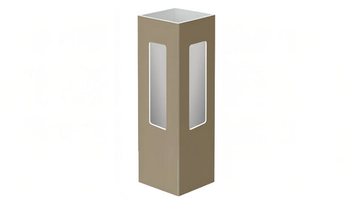 5" x 5" x 96" x .150 Corner Post For Vinyl Fences (AFS-23) - BUY PER PIECE (EACH) / Adobe