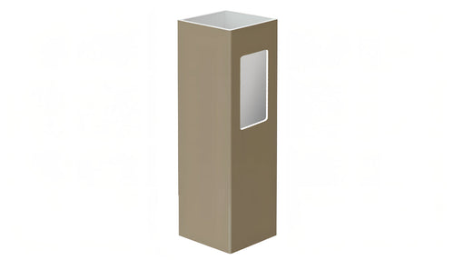 4" x 4" x 72" x .135 End Post For Vinyl Fences (AFC-97) - BUY PER PIECE (EACH) / Adobe