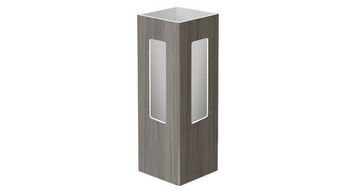 5" x 5" x 60" x .150 Corner Post For Vinyl Fences (AFC-302) - BUY PER PIECE (EACH) / Chai Gray