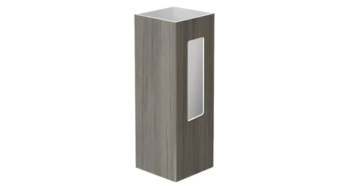 5" x 5" x 78" x .150 End Post For Vinyl Fences (AFC-19A) - BUY PER PIECE (EACH) / Chai Gray