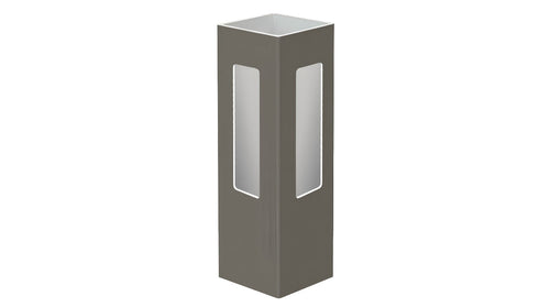 5" x 5" x 60" x .150 Corner Post For Vinyl Fences (AFC-302) - BUY PER PIECE (EACH) / Dark Gray