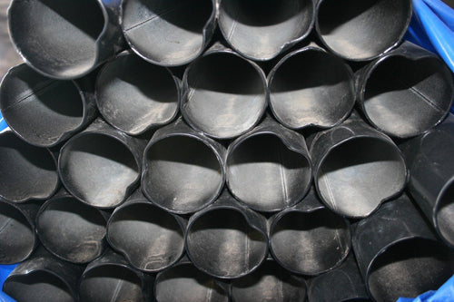 2" x .055 x 8' Residential Black Pipe for Chain Link Fences