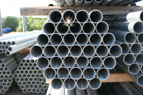 2-1/2" x .055 x 6' Residential Galvanized Pipe for Chain Link Fences