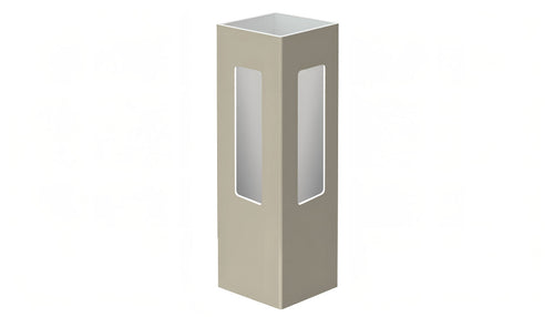 5" x 5" x 60" x .150 Corner Post For Vinyl Fences (AFC-302) - BUY PER PIECE (EACH) / Light Gray