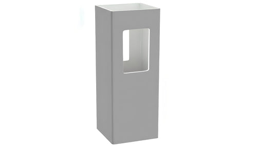 5" x 5" x 88" x .150 Line Post For Vinyl Fences (AFC-6COS) - BUY PER PIECE (EACH) / Light Gray