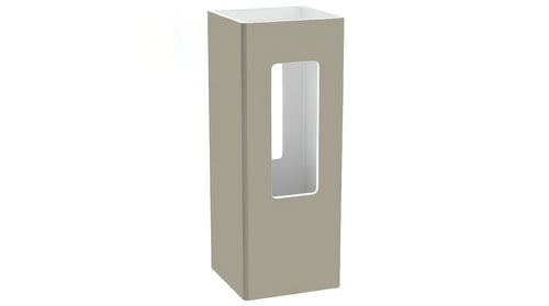 5" x 5" x 96" x .150 Line Post For Vinyl Fences (AFS-23) - BUY PER PIECE (EACH) / Light Gray