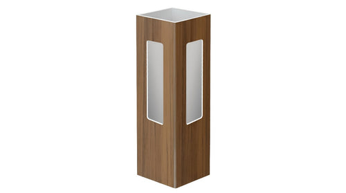5" x 5" x 60" x .150 Corner Post For Vinyl Fences (AFC-302) - BUY PER PIECE (EACH) / Mocha Walnut