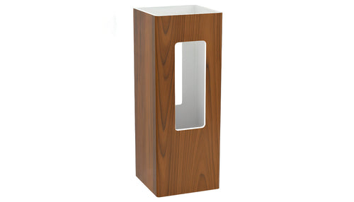 5" x 5" x 60" x .150 Line Post For Vinyl Fences (AFC-302) - BUY PER PIECE (EACH) / Mocha Walnut