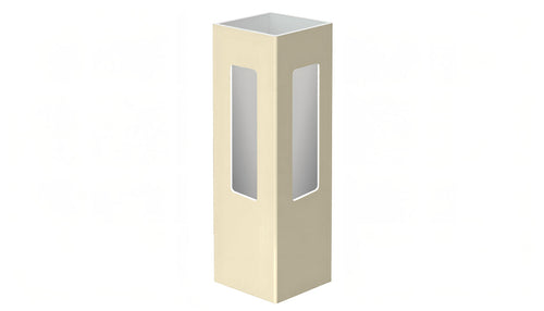 5" x 5" x 72" x .150 Corner Post For Vinyl Fences (AFC-0304) - BUY PER PIECE (EACH) / Tan