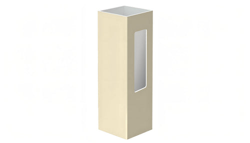 5" x 5" x 72" x .150 End Post For Vinyl Fences (AFC-0304) - BUY PER PIECE (EACH) / Tan