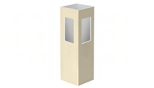 4" x 4" x 60" x .135 Corner Post For Vinyl Fences (AFC-16) - BUY PER PIECE (EACH) / Tan