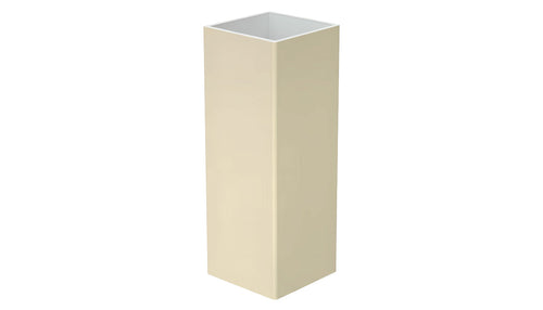 4" x 4" x 72" x .135 Standard Blank Post For Vinyl Fences - BUY PER PIECE (EACH) / Tan