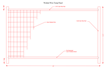 Anti-Climb Temporary Fence Panel- Bundle- 6'6" Tall x 11'-6" Wide