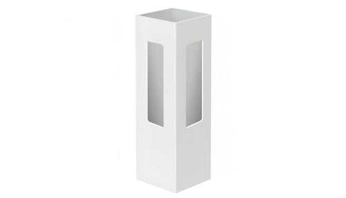 5" x 5" x 96" x .150 Corner Post For Vinyl Fences (AFS-23) - BUY PER PIECE (EACH) / White