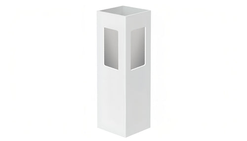 4" x 4" x 60" x .135 Corner Post For Vinyl Fences (AFC-11) - BUY PER PIECE (EACH) / White