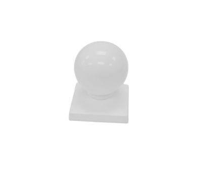 5" White Ball Cap