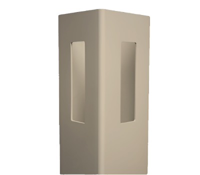 4" x 4" x 6' Khaki Corner Post