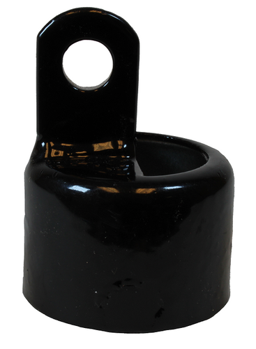 1-5/8" Black Combo Rail End