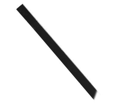 130 x 5 8 x 72 black tension bar for fence