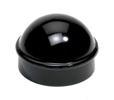 4" Black Steel Terminal Post Cap