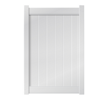 6' Tall x 4' Wide Single Swing Vinyl Gate For Vinyl Fences