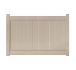 6’ x 4’ Sandstone Single Swing Vinyl Gate