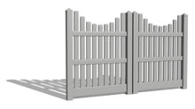 5' Tall x 8' Wide Double Drive Swing Vinyl Gate For Vinyl Fences (AFC-003)