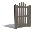 5' Tall x 3' Wide Single Swing Vinyl Gate For Vinyl Fences (AFC-004)