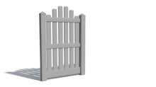 5' Tall x 3' Wide Single Swing Vinyl Gate For Vinyl Fences (AFC-004)