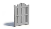 5' Tall x 4' Wide Single Swing Vinyl Gate For Vinyl Fences (AFC-004)