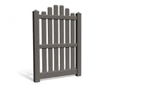 6' Tall x 3' Wide Single Swing Vinyl Gate For Vinyl Fences (AFC-012)