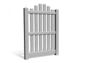 6' Tall x 3' Wide Single Swing Vinyl Gate For Vinyl Fences (AFC-012)