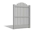 6' Tall x 4' Wide Single Swing Vinyl Gate For Vinyl Fences (AFC-012)