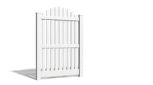 6' Tall x 4' Wide Single Swing Vinyl Gate For Vinyl Fences (AFC-012)
