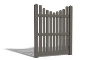 6' Tall x 4' Wide Single Swing Vinyl Gate For Vinyl Fences (AFC-013)