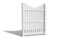 6' Tall x 4' Wide Single Swing Vinyl Gate For Vinyl Fences (AFC-013)