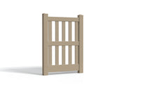 5' Tall x 3' Wide Single Swing Vinyl Gate For Vinyl Fences (AFC-014)