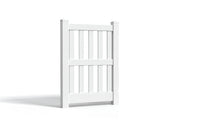 5' Tall x 3' Wide Single Swing Vinyl Gate For Vinyl Fences (AFC-014)