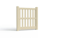 5' Tall x 4' Wide Single Swing Vinyl Gate For Vinyl Fences (AFC-014)