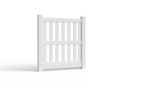 5' Tall x 4' Wide Single Swing Vinyl Gate For Vinyl Fences (AFC-014)