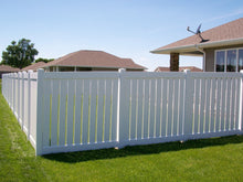 [300 Feet of Fence] 6' Tall Semi-Privacy AFC-030 Vinyl Complete Fence Package
