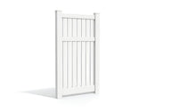 6' Tall x 3' Wide Single Swing Vinyl Gate For Vinyl Fences (AFC-034)
