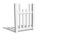 4' Tall x 3' Wide Single Swing Vinyl Gate For Vinyl Fences (AFC-97)