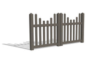 4' Tall x 8' Wide Double Drive Swing Vinyl Gate For Vinyl Fences (AFC-97)