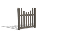 4' Tall x 4' Wide Single Swing Vinyl Gate For Vinyl Fences (AFC-97)