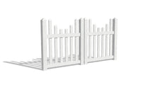 4' Tall x 8' Wide Double Drive Swing Vinyl Gate For Vinyl Fences (AFC-97)