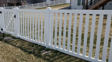 [350 Feet of Fence] 4' Tall Closed Picket AFC-17 Vinyl Complete Fence Package