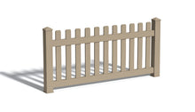 4' Tall x 6' Wide Picket Fence Panel w/ 3" Gap For Vinyl Fences (AFC-15)
