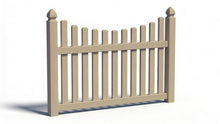 [350 Feet of Fence] 4' Tall Underscallop AFC-97 Vinyl Complete Fence Package